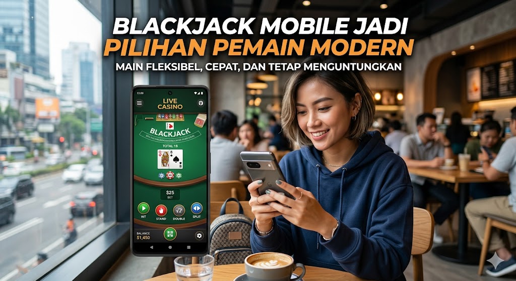 Read more about the article Blackjack Mobile Jadi Pilihan Pemain Modern: Main Fleksibel, Cepat, dan Tetap Menguntungkan