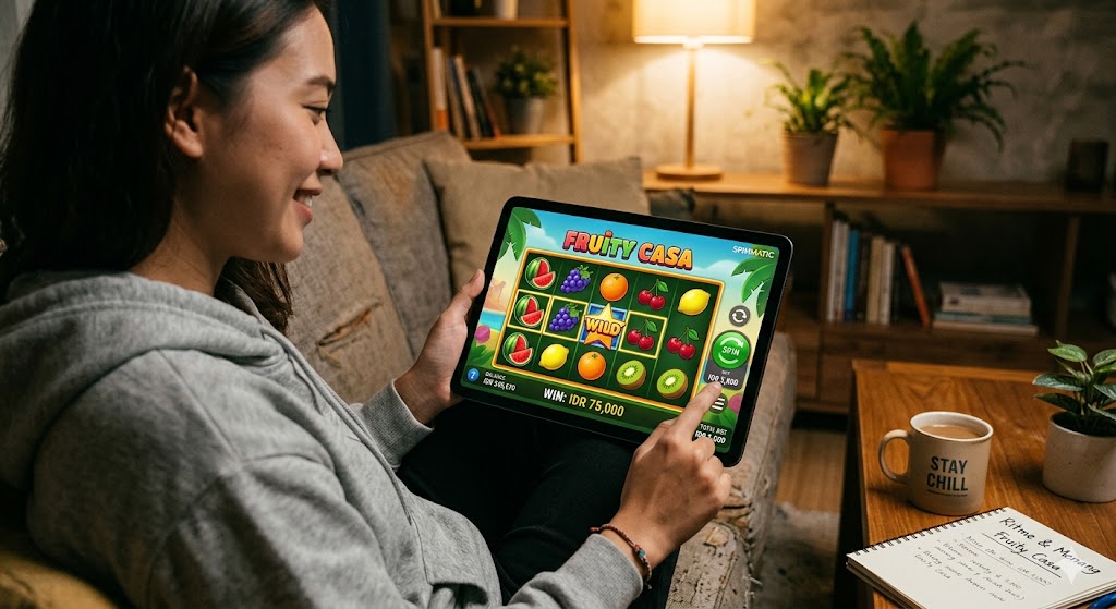 Read more about the article 🍊 Fruity Casa Slot: Kelihatannya Santai dan Sederhana, Tapi Diam-Diam Bisa Jadi Mesin Win yang Konsisten